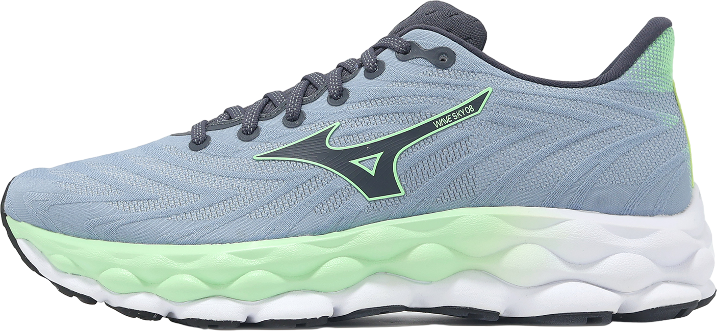 Mizuno Wave Sky 8 Blue / Green - Jan 2025 - J1GC240253