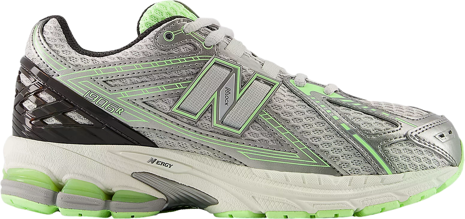 New Balance 1906 GS Dark Silver Metallic / Mint Flash - Jul 2025
