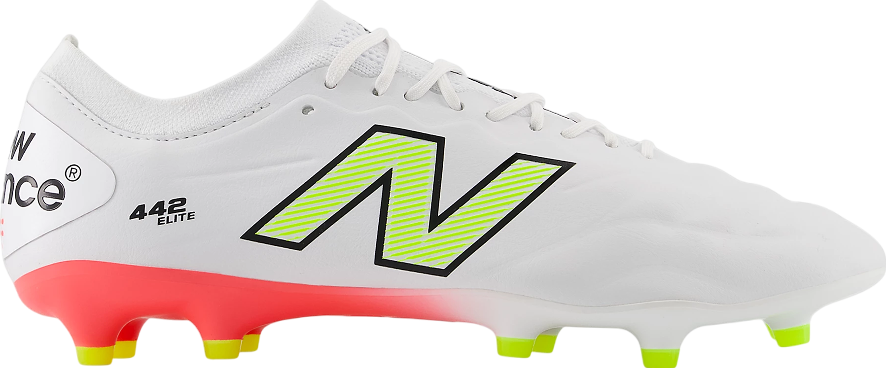 New Balance 442 Elite FG V2 White / Energy Red - Jan 2025