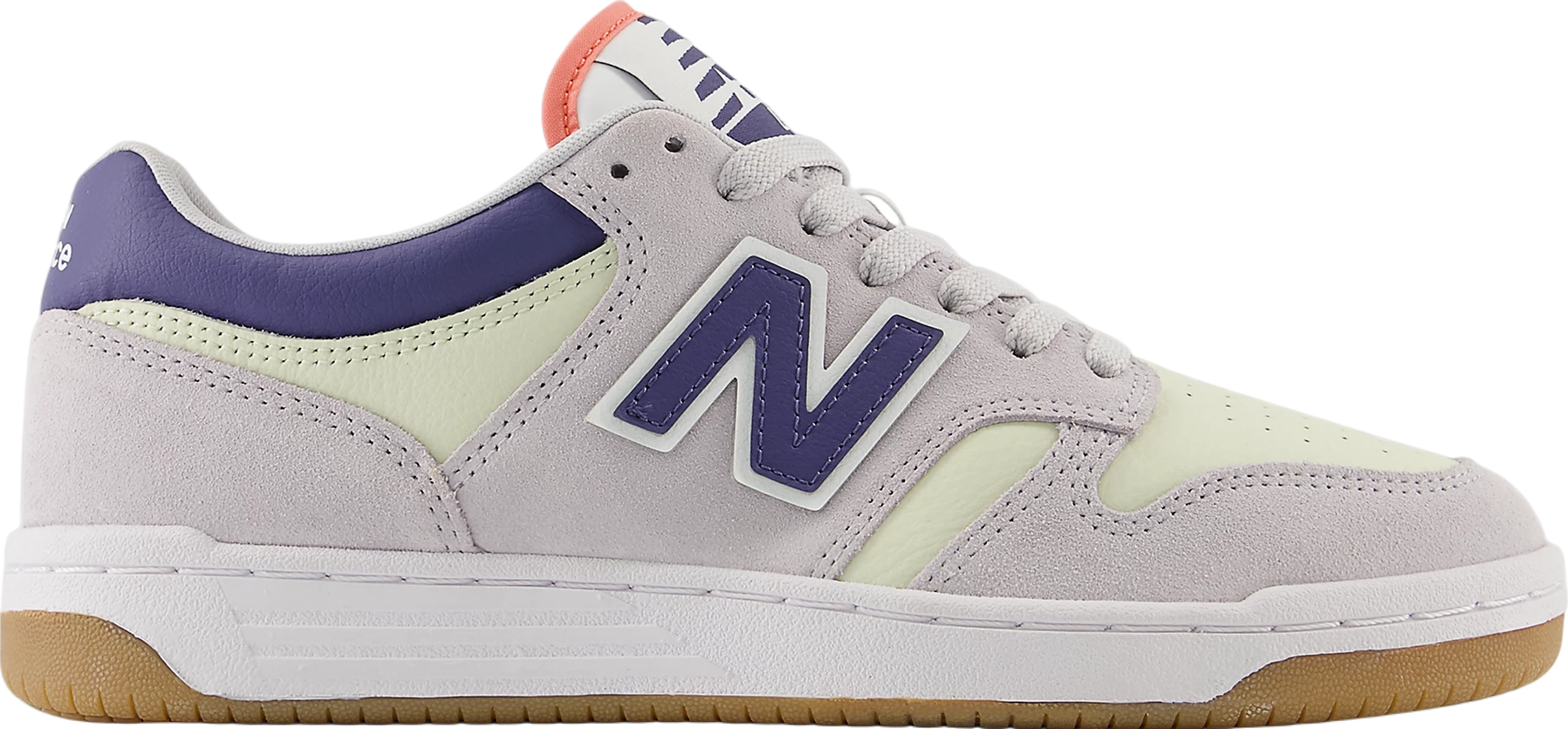 New Balance 480 White / Team Carolina - Jul 2025 - BB480LTC