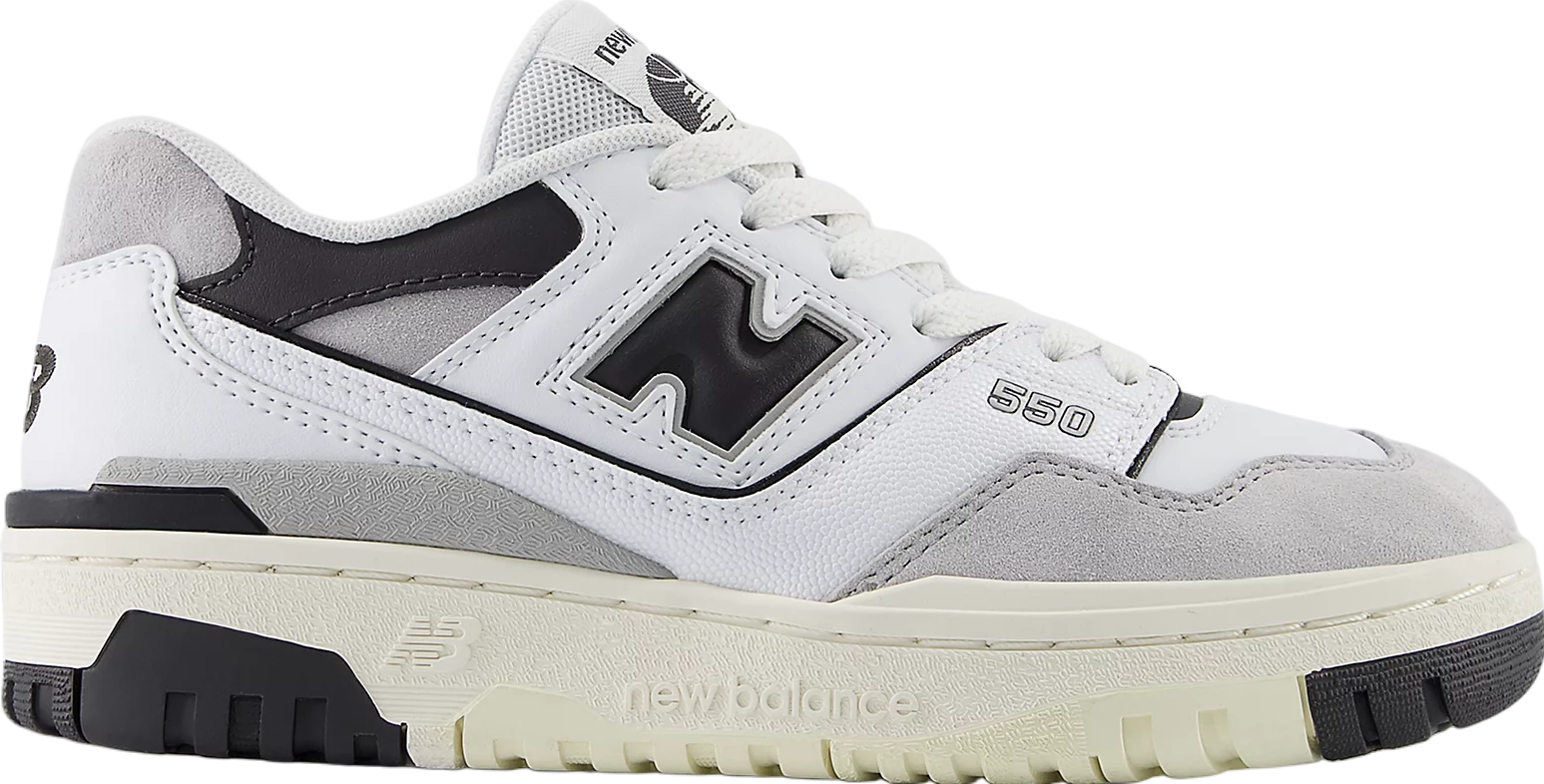 New Balance 550 GS White / Green Apple - Jan 2025 - GSB550VG