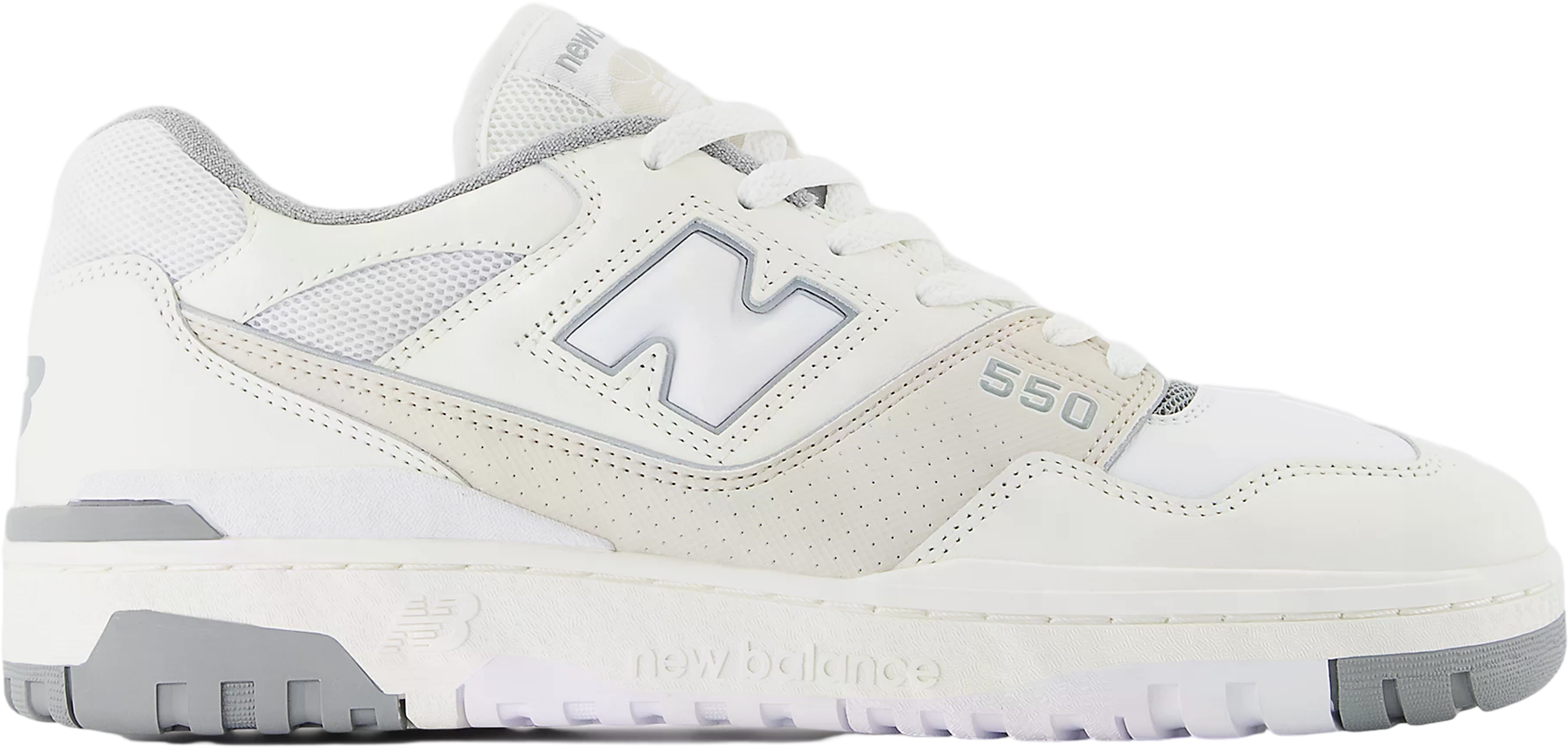 New Balance 550 White / Sea Salt - Jul 2025 - BB550UTW