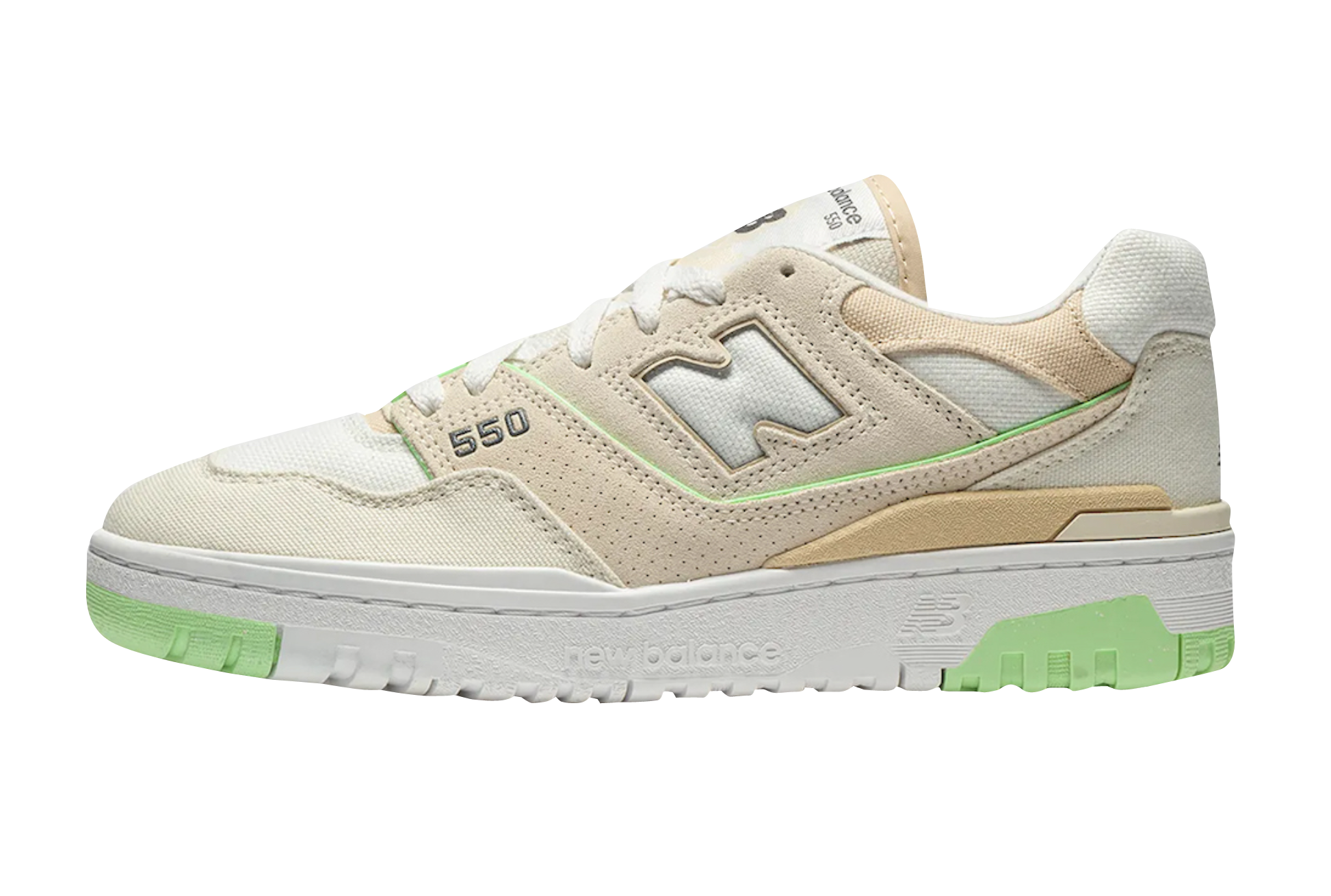 New balance ☆ BBW550SK Sea Salt × Olive New Balance 550 Womens Sea Salt Olive BBW550SK | SneakerNews.com
