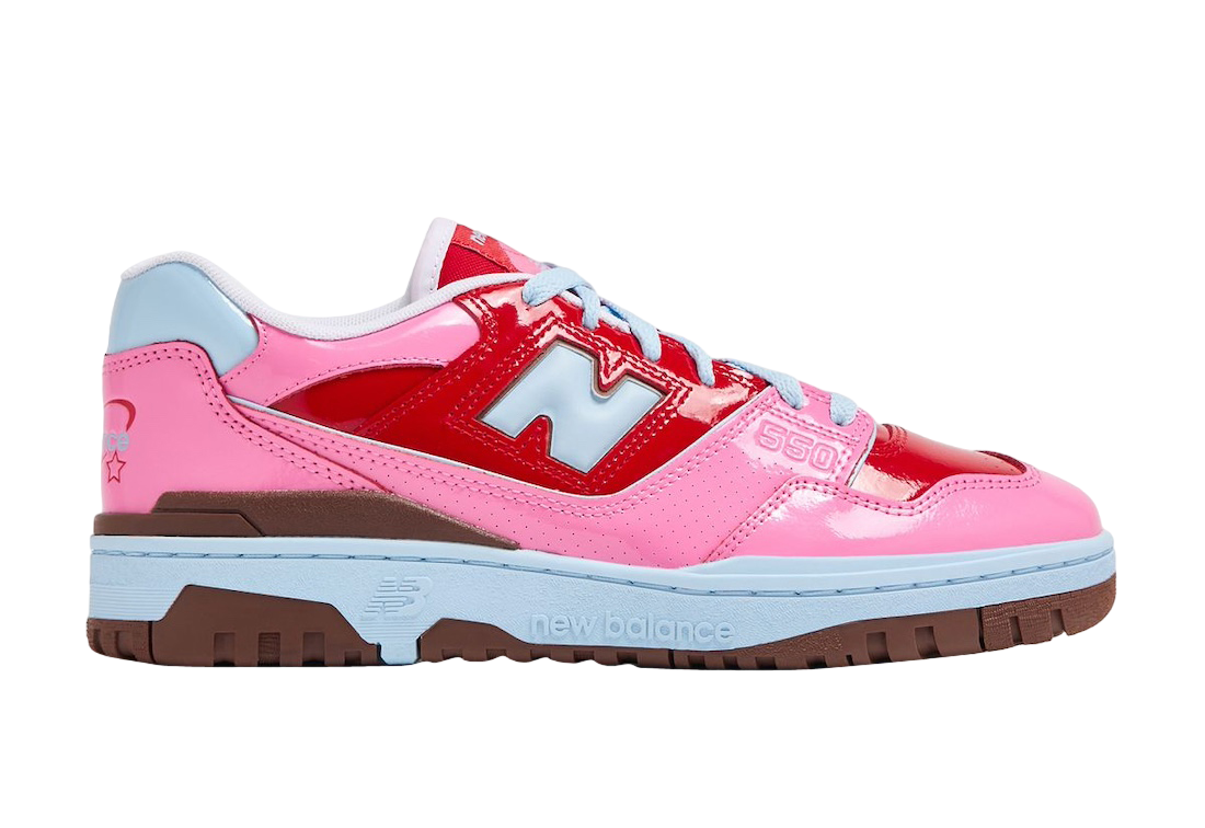 New Balance 550 Y2K Patent Leather Red Pink - Jun 2024