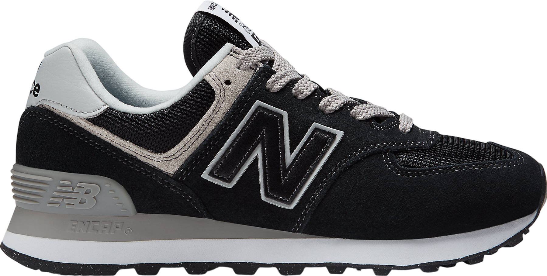 New Balance 574 Core WMNS Black White Jun 2024 WL574EVB KicksOnFire