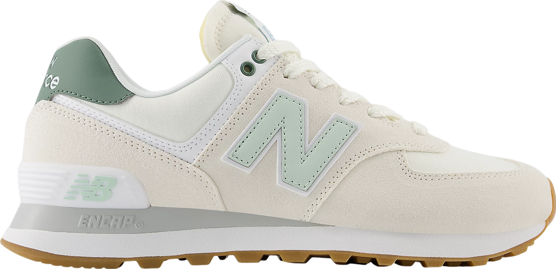 New Balance 574 WMNS Sea Salt / New Spruce - Mar 2025