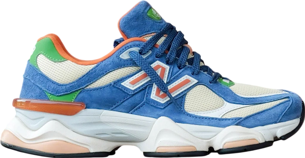 New Balance 9060 Blue / Orange / Green - Jul 2025 - U9060LDC