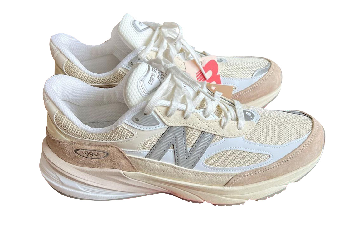 New Balance 990v6 Made in USA Cream White