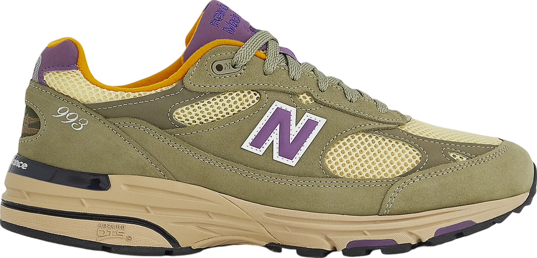 New Balance 993 Made in USA Olive Leaf