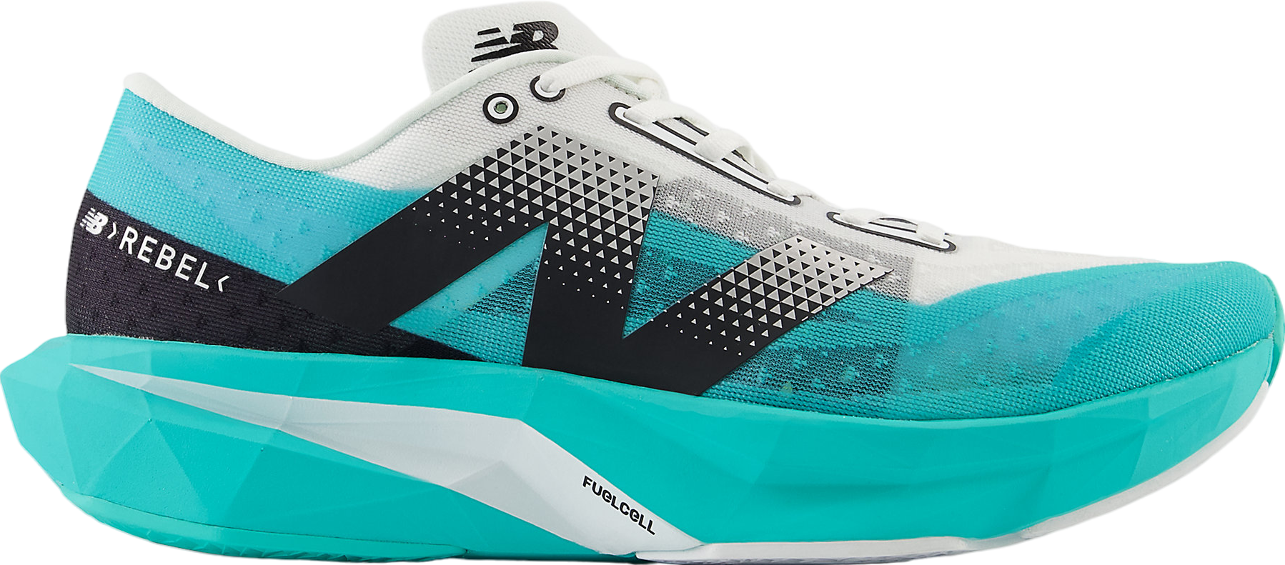 New Balance Fuelcell Rebel v4 Cyber Jade / White - Jun 2024