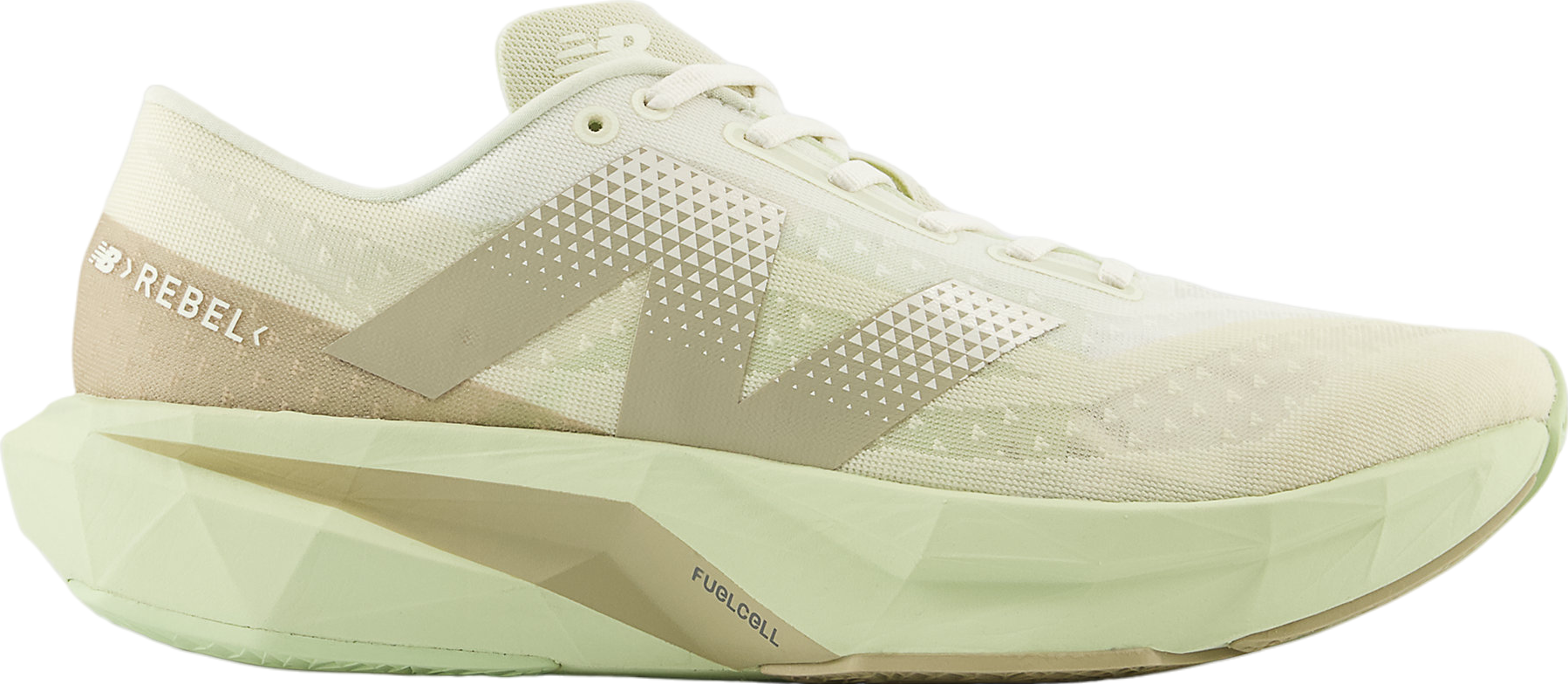 ★ニューバランス★FuelCell Rebel v4★White Linen-D New Balance - Men's FuelCell Rebel v4 | Lightweight Running