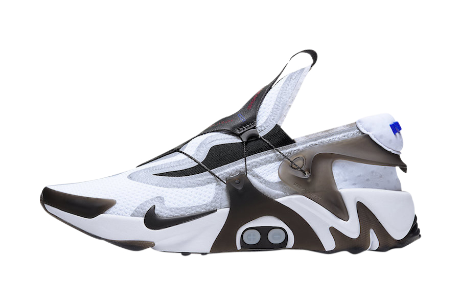 Nike Adapt Huarache White Black Grey