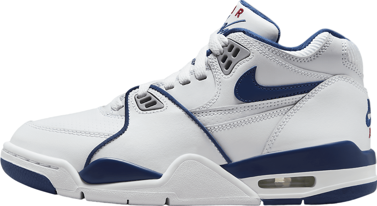 Nike Air Flight 89 GS White / Dark Royal Blue