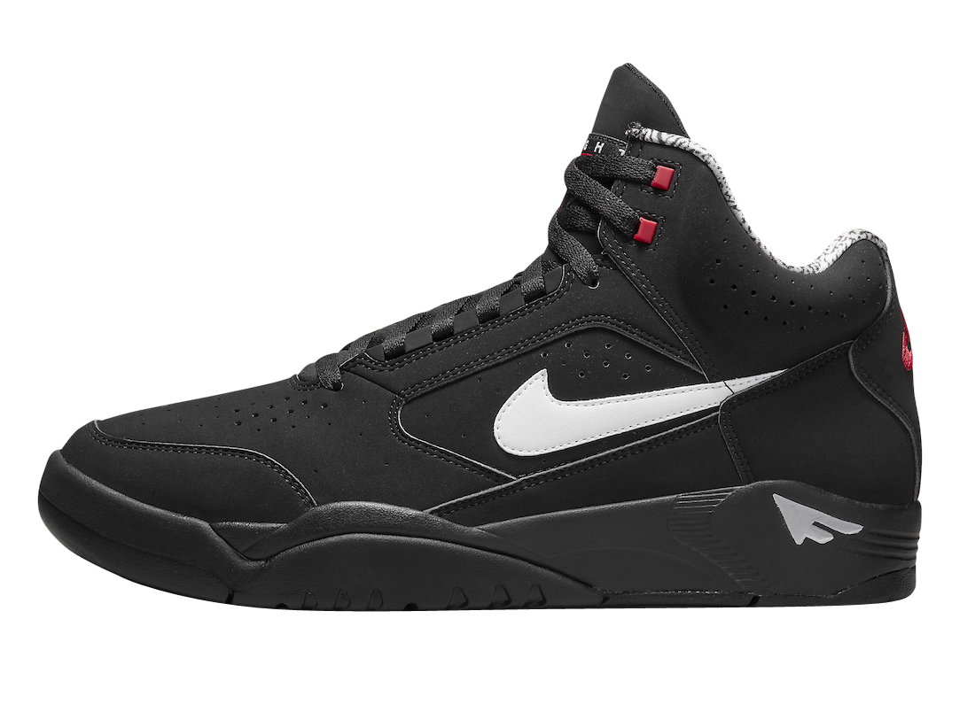 Nike Air Flight Lite Mid Black White Varsity Red