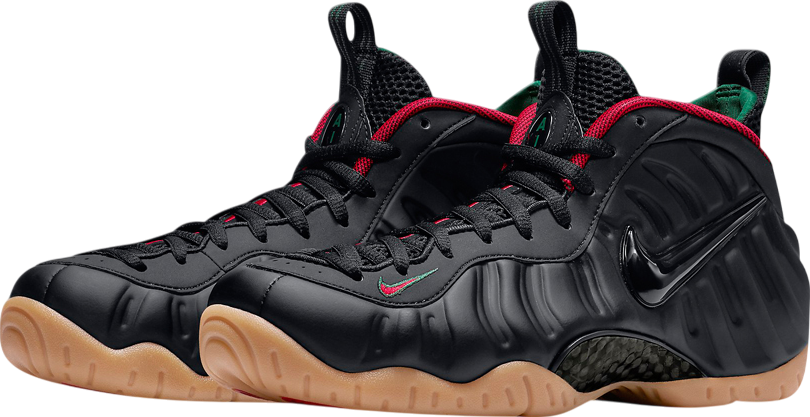 nike foamposite gucci black