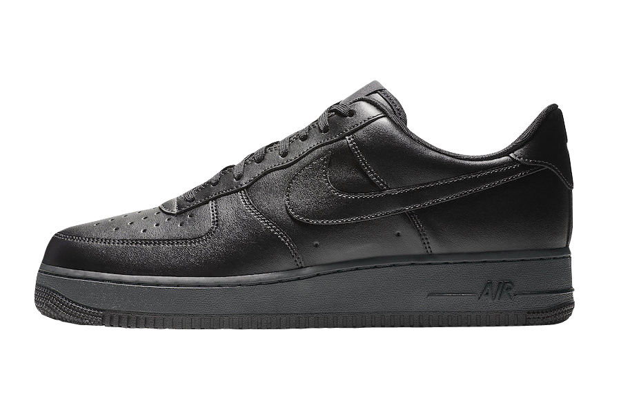 Nike Air Force 1 Flyleather Triple Black