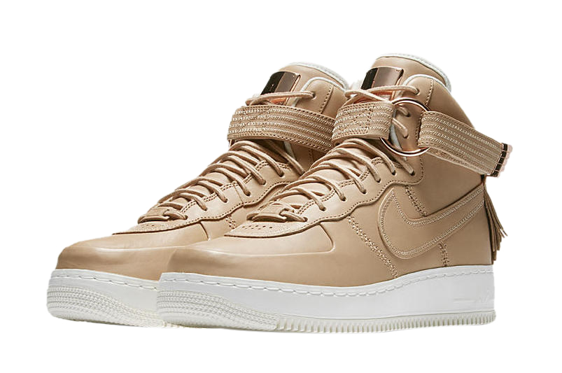 tan high top air force ones