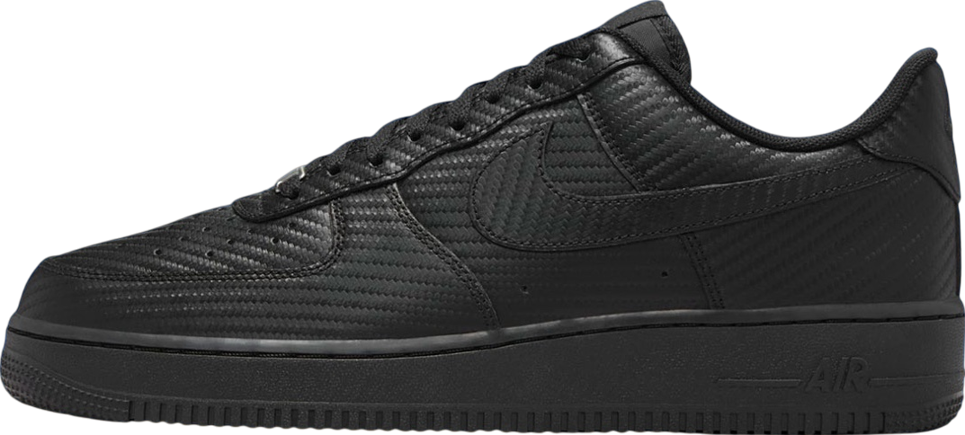 Nike Air Force 1 Low Black Carbon Fiber Mar 2025 HF2886 001 KicksOnFire