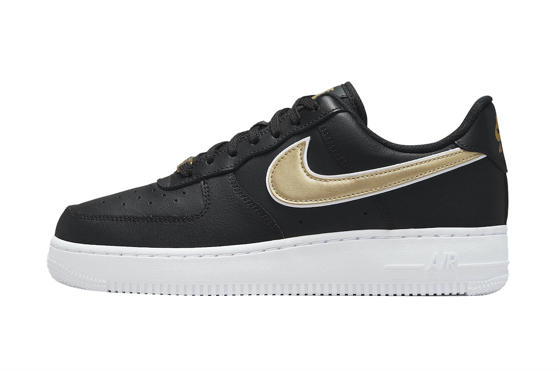 Nike Air Force 1 Low Black Metallic Gold