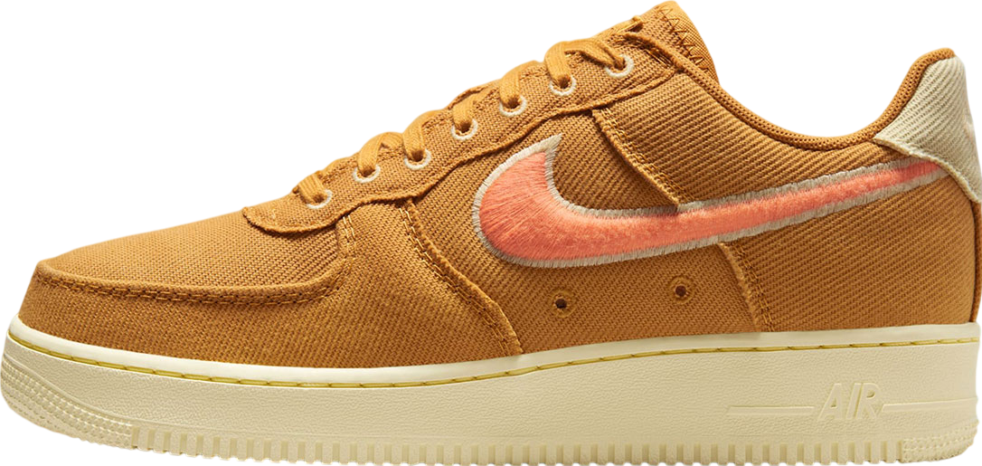 Nike Air Force 1 Low Canvas Tan / Orange - Jun 2025 - HV1204