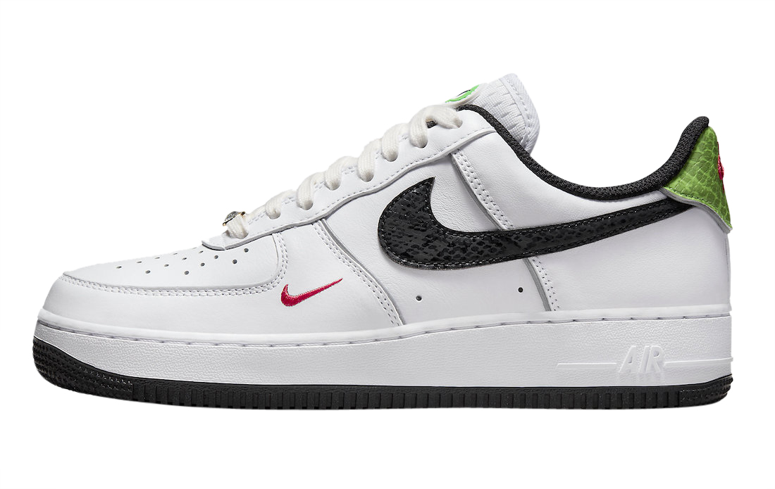 Nike Air Force 1 Low Just Do It White Black Green