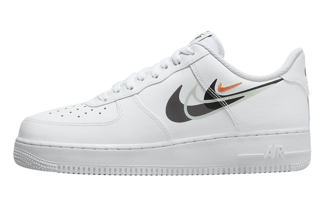 Nike Air Force 1 Low Multi Swoosh White Black