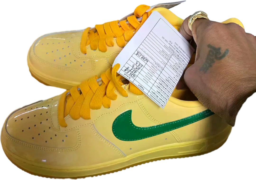 air force gold and green