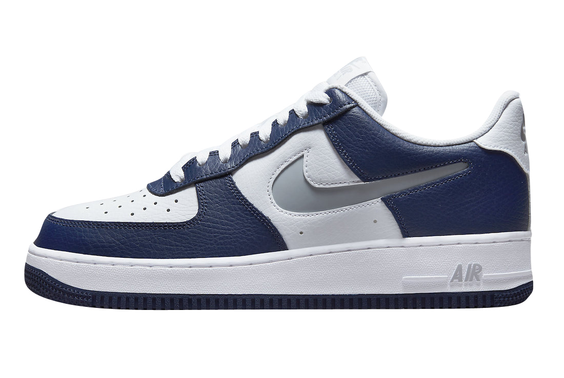 Nike Air Force 1 Low White Navy - Apr 2022 - DV3501-400