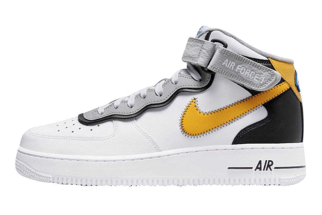 NIKE AIR FORCE 1 MID 　28 　10 ホワイト　イエロー nike-air-force-1-mid-athletic-