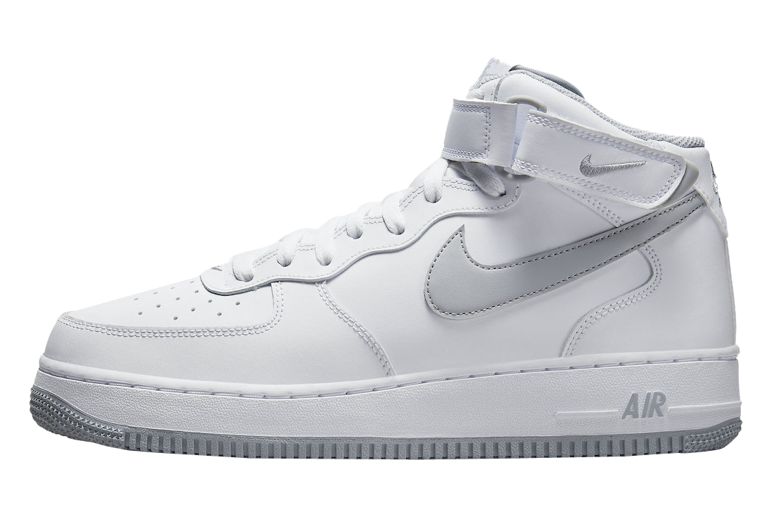 Nike Air Force 1 Mid White Black - Feb 2023 - DV0806-101