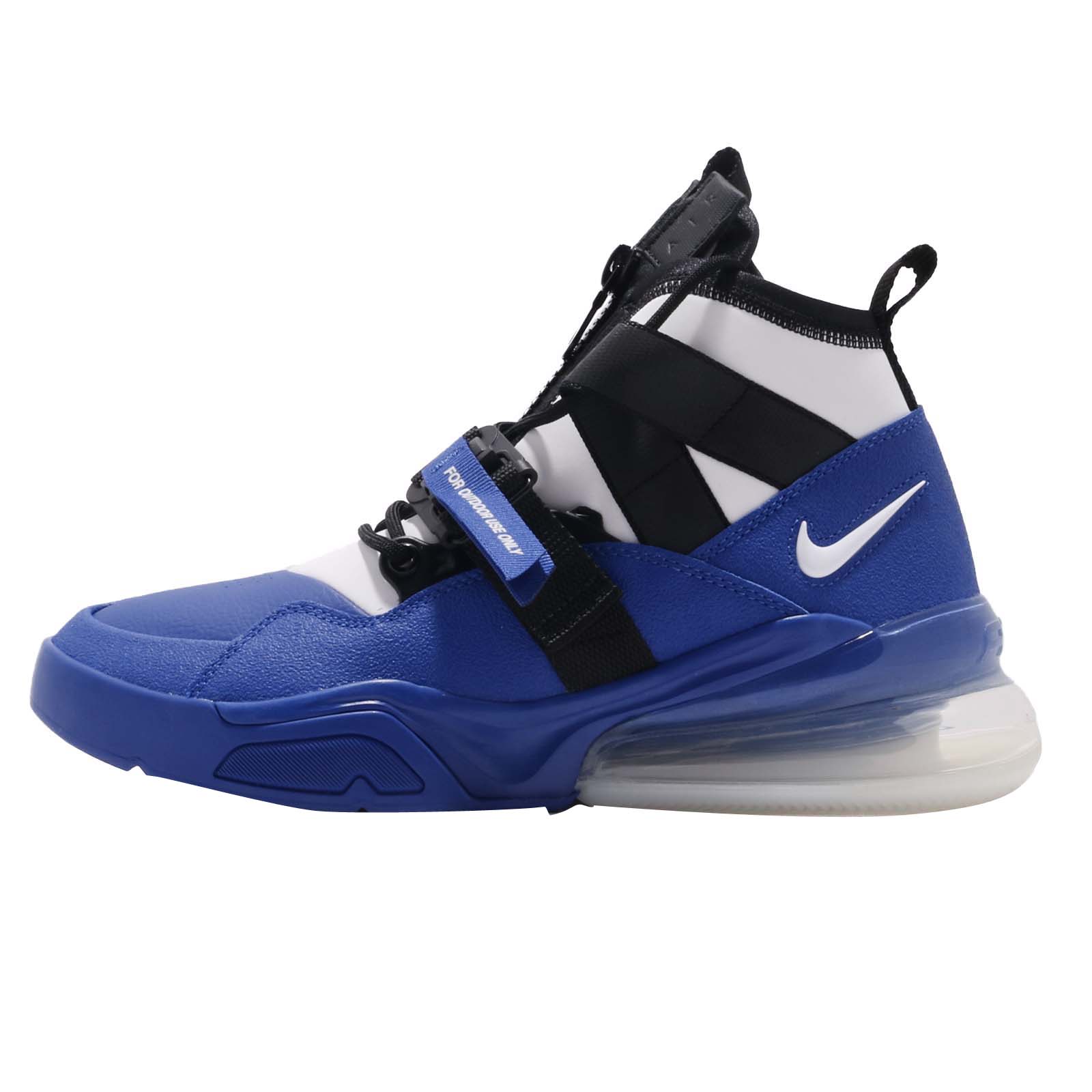 Nike Air Force 270 Utility Game Royal White Black Feb 2019 AQ0572400 KicksOnFire