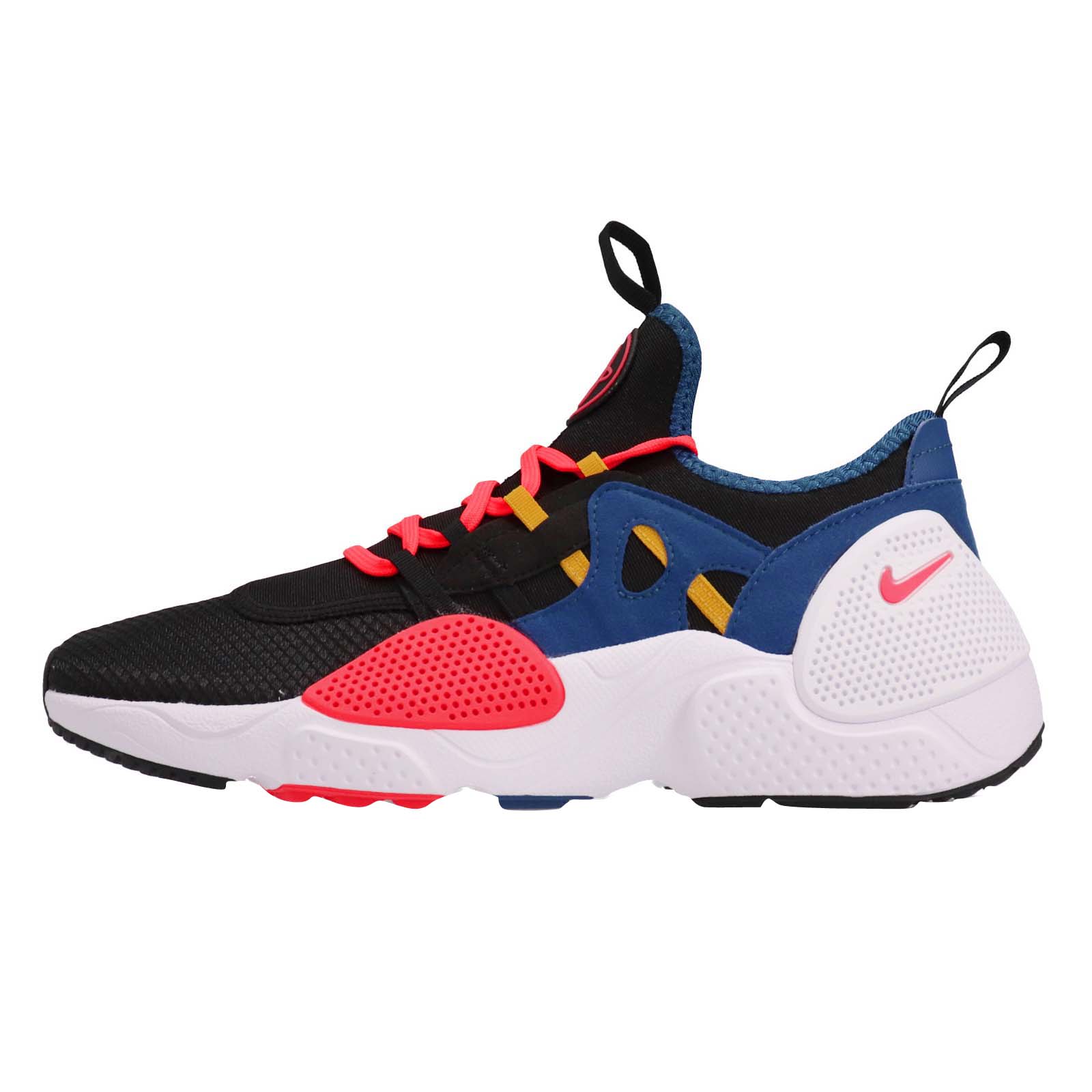 Nike huarache black solar red hotsell