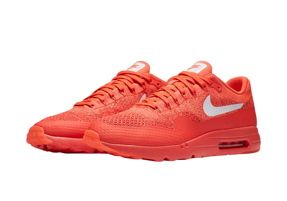 Nike Air Max 1 Ultra Flyknit - Bright Crimson