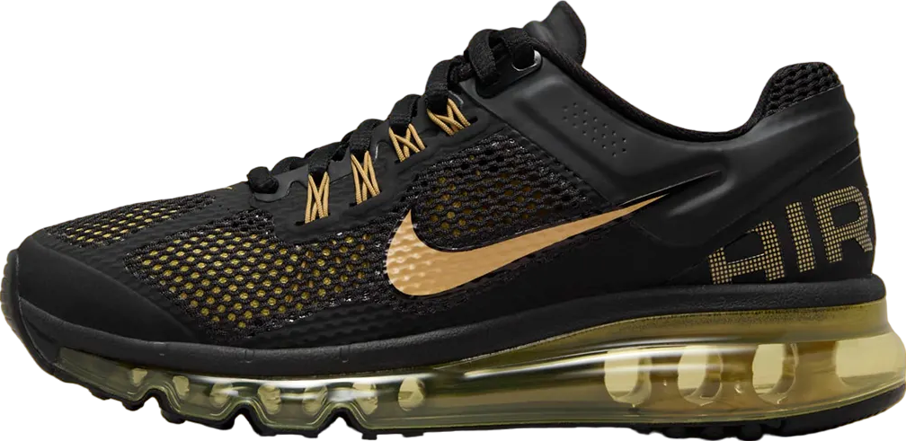 Nike Air Max 2013 GS Black / Infinite Gold