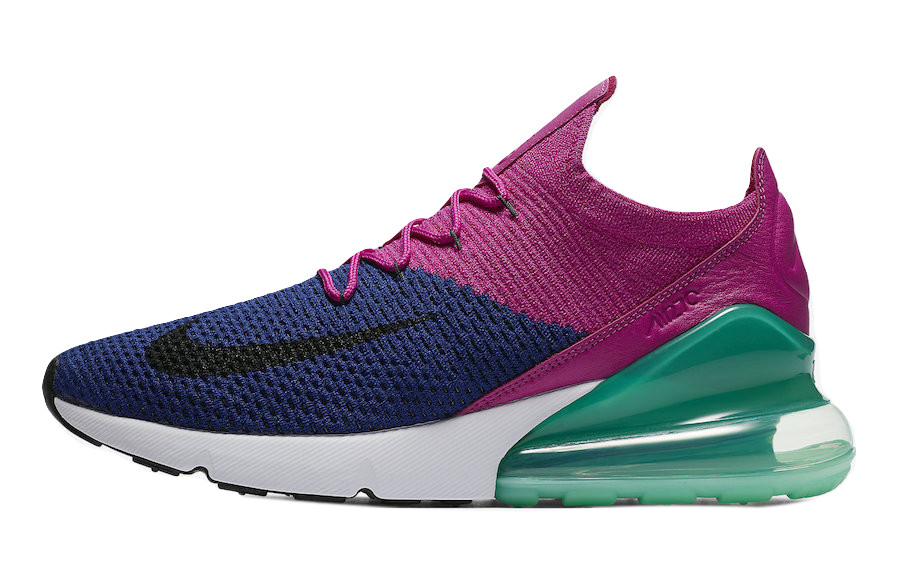 Nike Air Max 270 Flyknit Plum Fog May 2018 AO1023 500 KicksOnFire