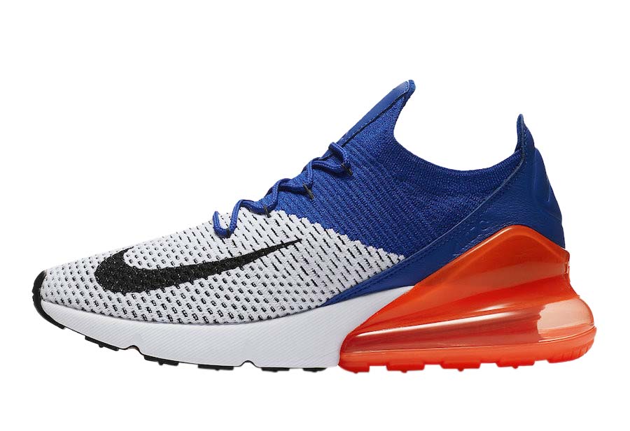 Nike Air Max 270 Flyknit Racer Blue Total Crimson