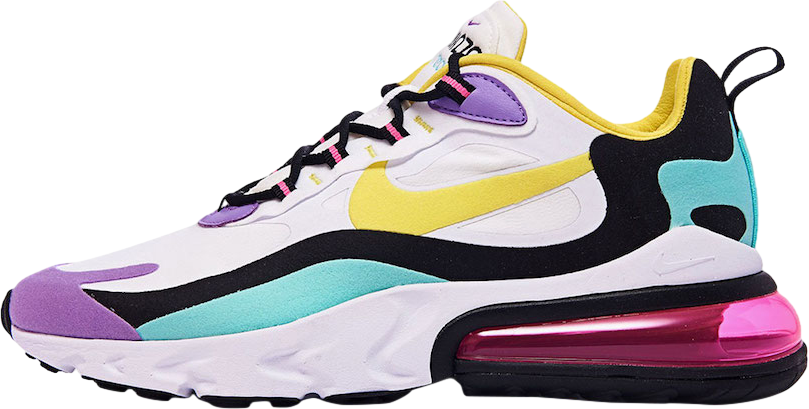 nike 270 react bright violet