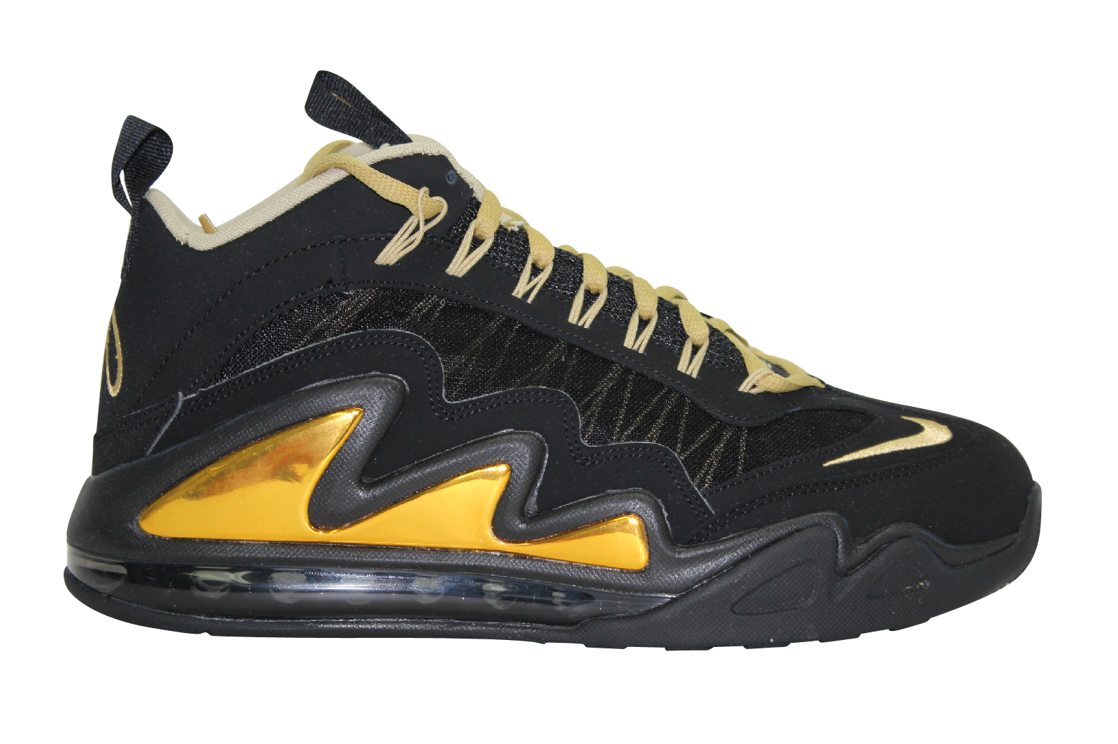 Nike Air Max 360 Diamond Griff - Black / Metallic Gold - Wolf Grey