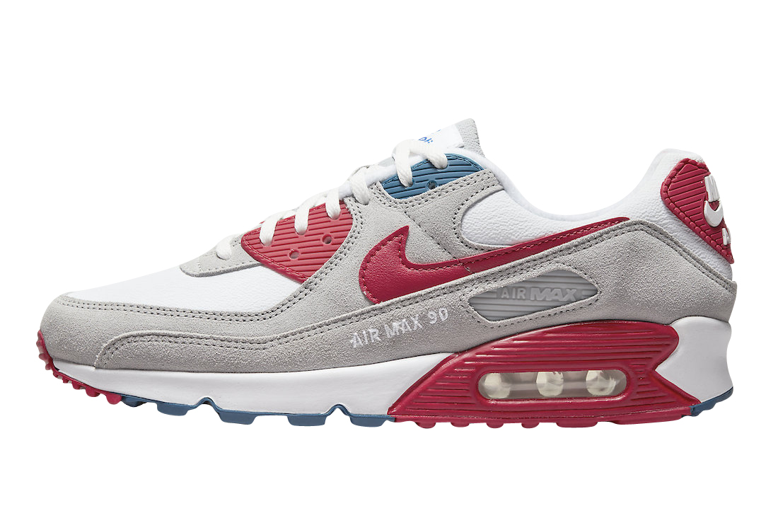 Nike Air Max 90 Athletic Club White Red Blue