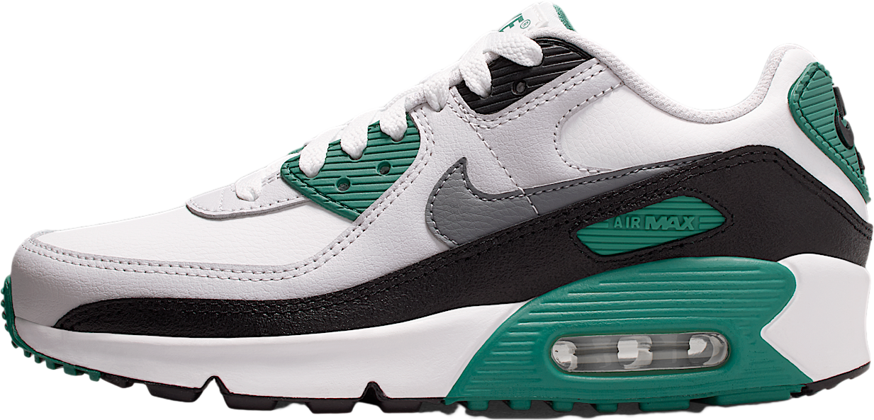 Nike Air Max 90 Ltr GS Evergreen Aura / Summit White - Jun