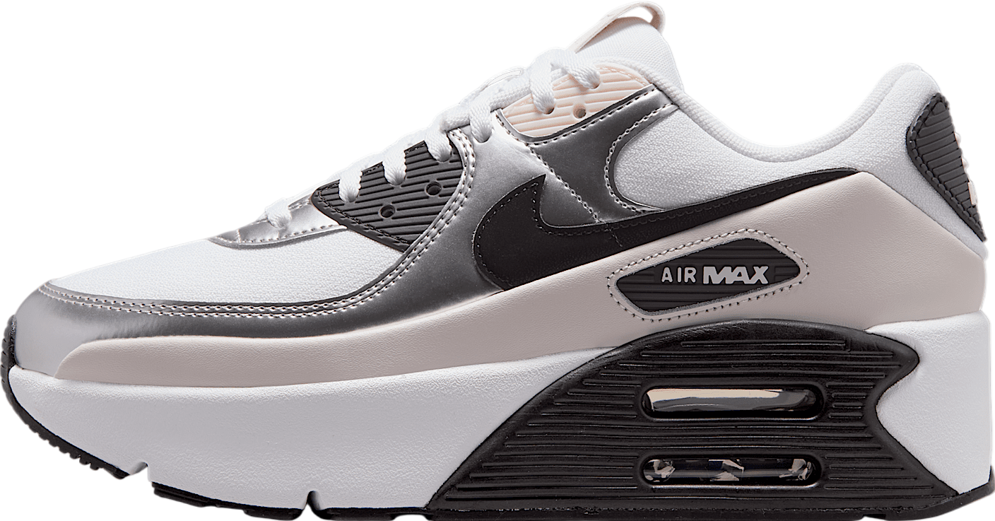 NIKE★WMNS AIR MAX 90★FOOTBALL GREY/SUMMIT WHITE Nike-Air-Max-90-LV8-White-Wolf