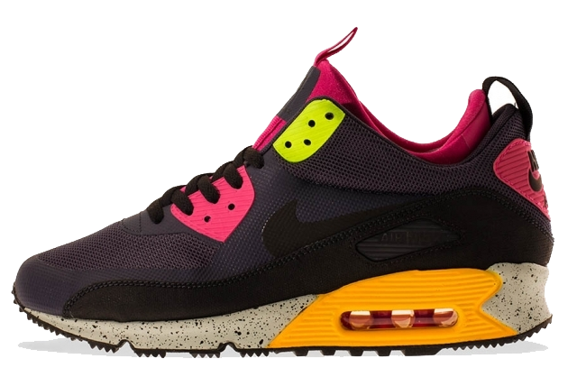 Nike Air Max 90 Sneakerboot NS - Gridiron / Pink Force - Volt