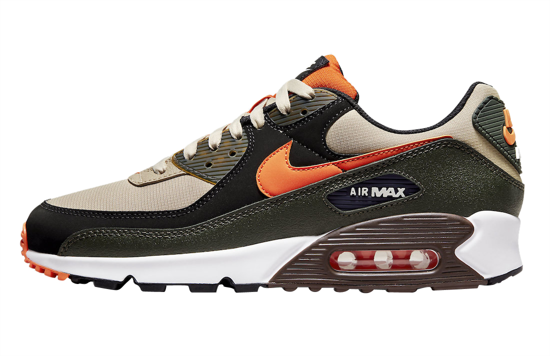 Nike Air Max 90 Tan Olive Orange