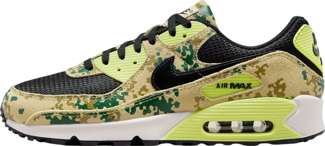Nike Air Max 90 Team Gold / Light Lemon Twist-Phantom-Black - Feb