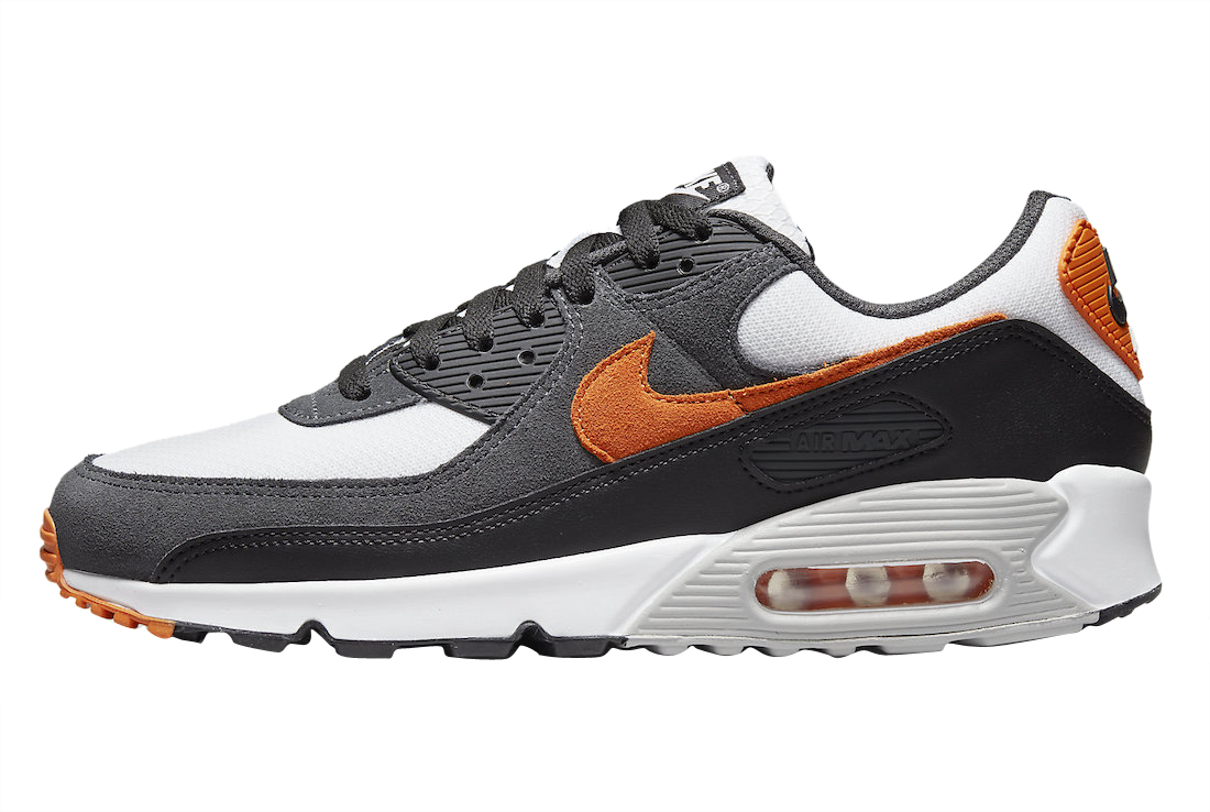 Nike air max black white and orange hotsell