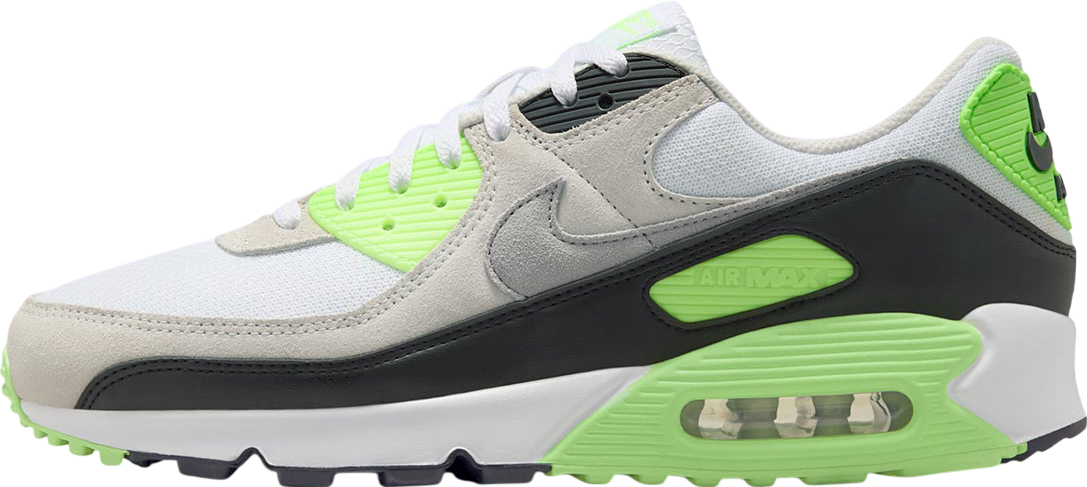 Nike Air Max 90 White / Vapor Green - May 2025 - DM0029-115