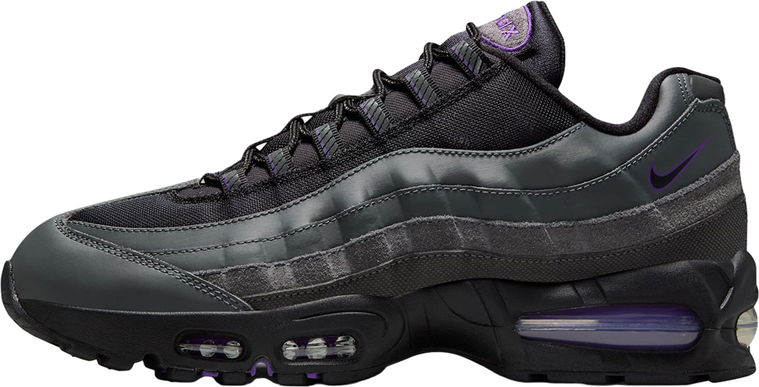 Nike Air Max 95 Black / Grey / Purple - Dec 2025 - IH1228-001