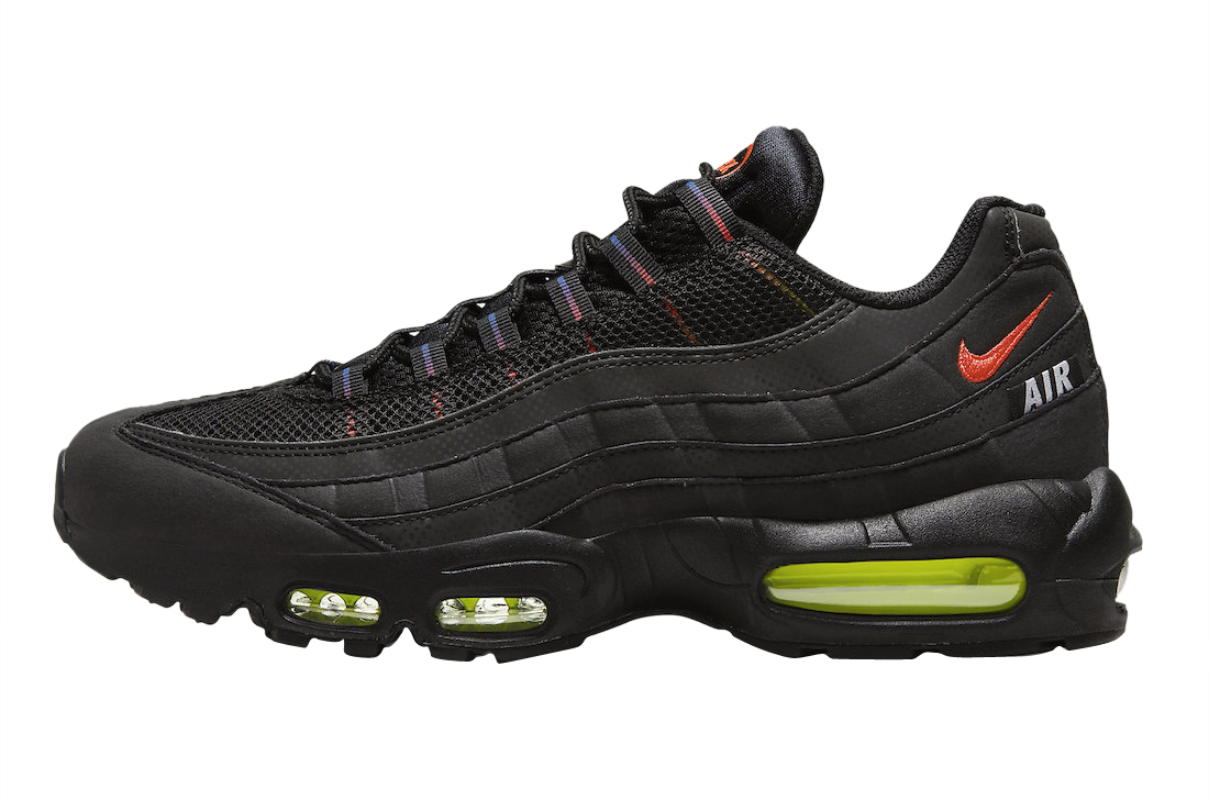 Nike Air Max 95 Black Orange Volt