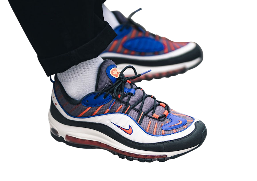 Nike Air Max 98 Gunsmoke Team Orange Apr 2019 640744 012 KicksOnFire