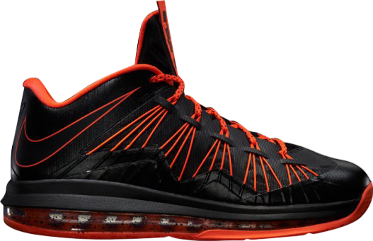 orange lebron 10